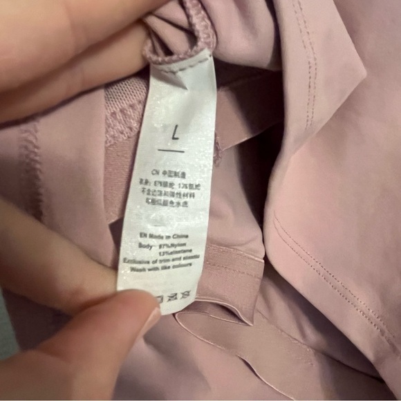 Women's Mauve Longline Sports Bra - Picture 4 of 6